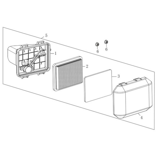 Воздушный фильтр Champion G200VK/1